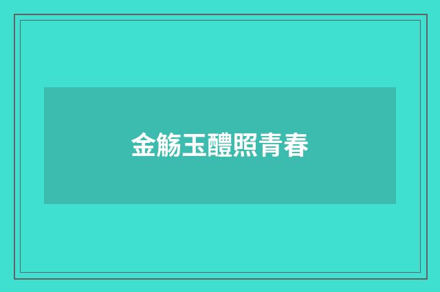 金觞玉醴照青春