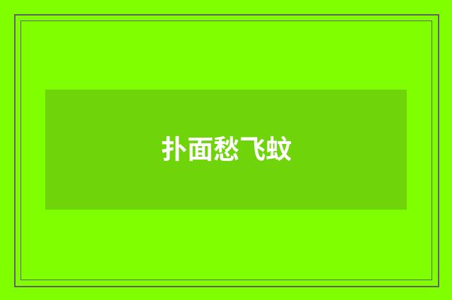 扑面愁飞蚊