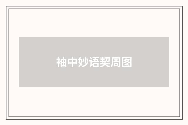 袖中妙语契周图
