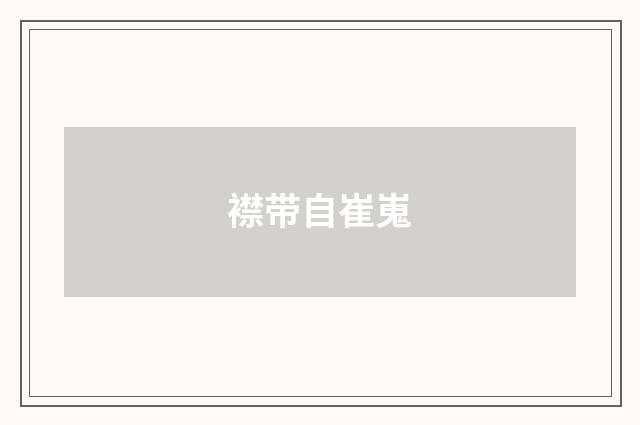 襟带自崔嵬
