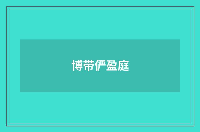 博带俨盈庭