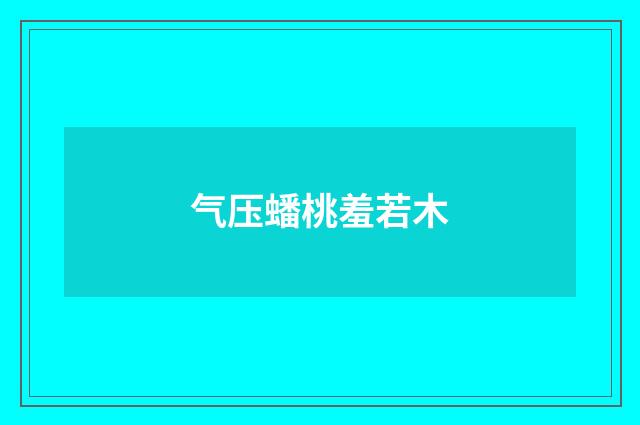 气压蟠桃羞若木
