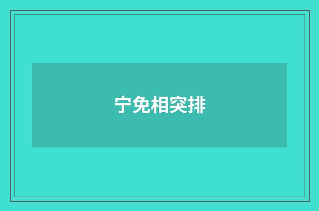 宁免相突排