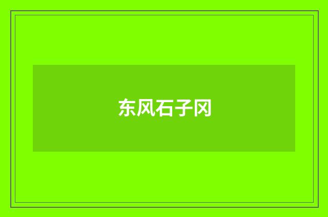 东风石子冈