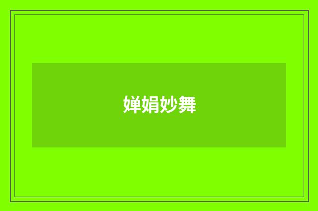婵娟妙舞