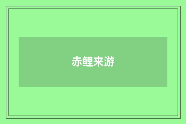 赤鲤来游