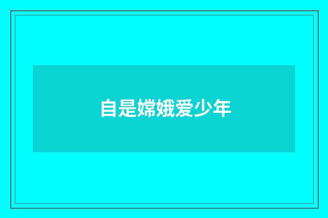 自是嫦娥爱少年