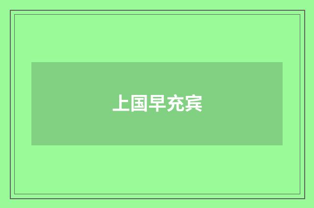 上国早充宾