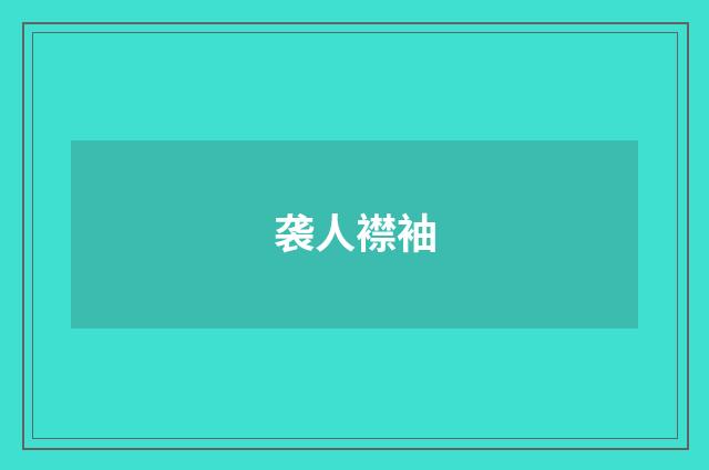袭人襟袖