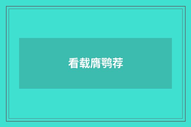 看载膺鹗荐
