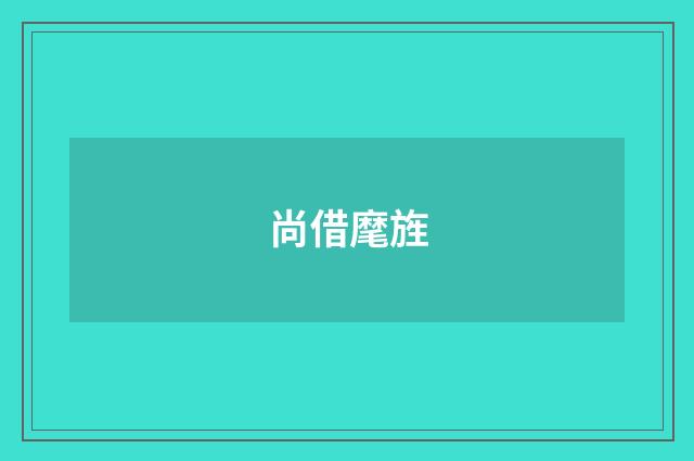 尚借麾旌