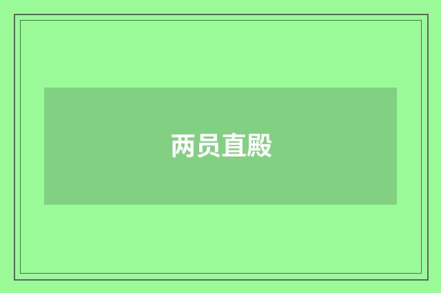 两员直殿