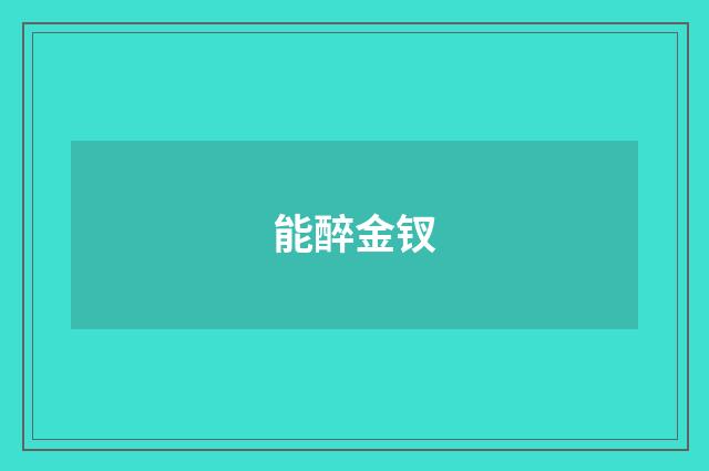 能醉金钗