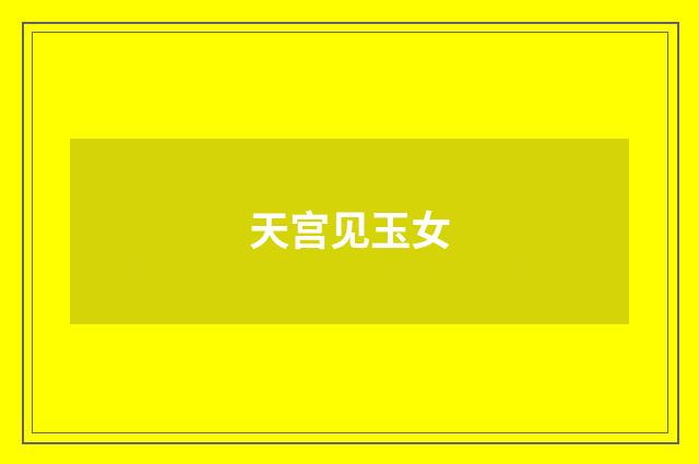 天宫见玉女
