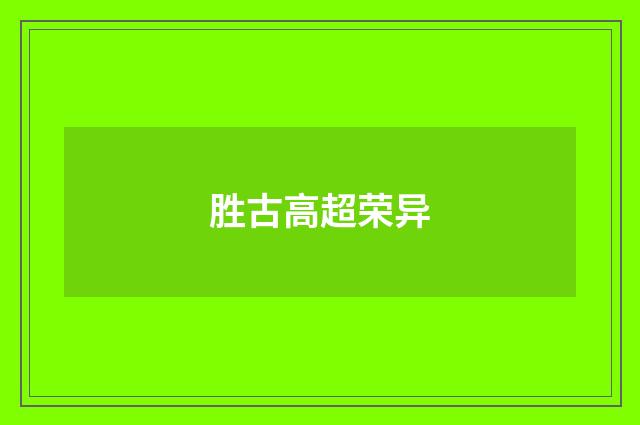 胜古高超荣异