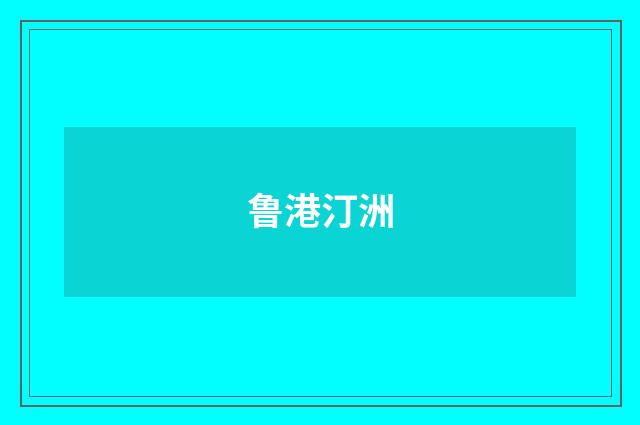 鲁港汀洲