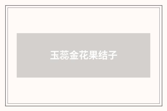 玉蕊金花果结子