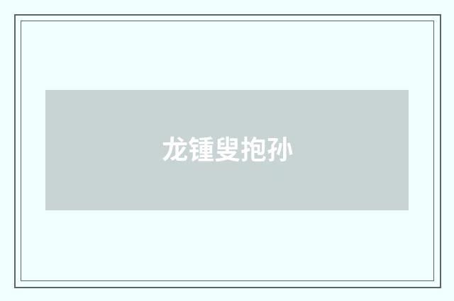 龙锺叟抱孙