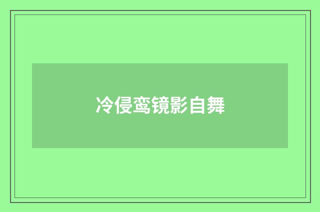 冷侵鸾镜影自舞