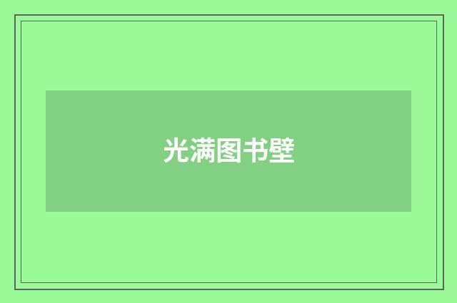 光满图书壁