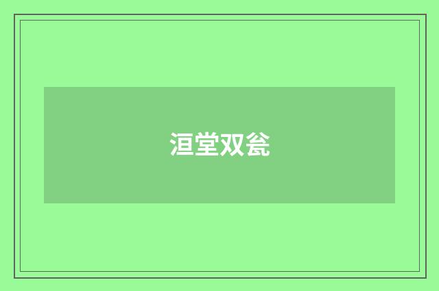 洹堂双瓮