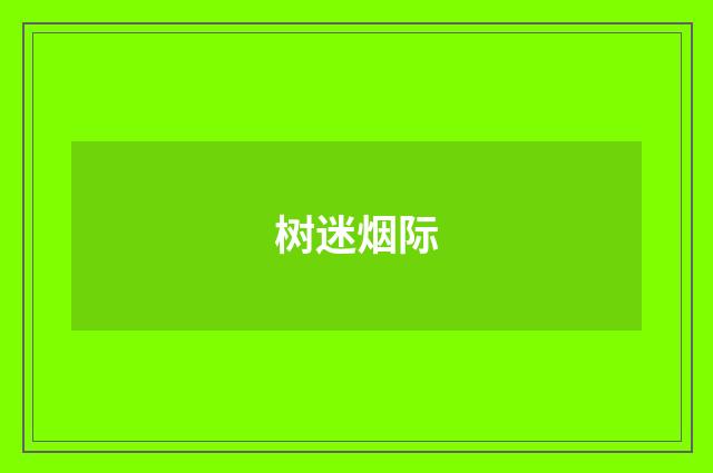 树迷烟际