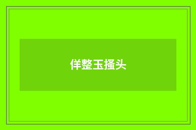佯整玉搔头
