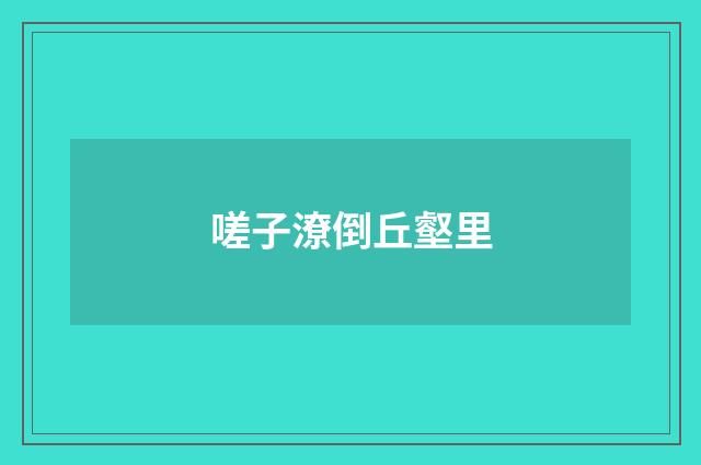 嗟子潦倒丘壑里