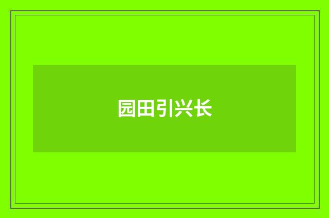 园田引兴长