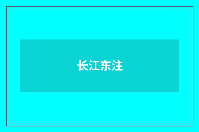 长江东注