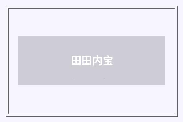 田田内宝