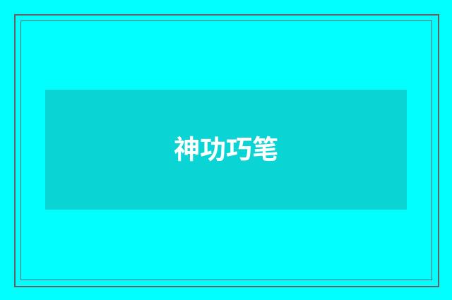 神功巧笔