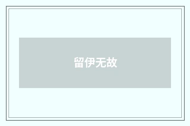 留伊无故