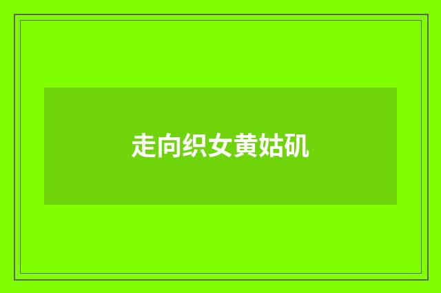 走向织女黄姑矶