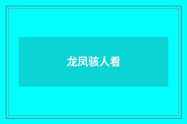 龙凤骇人看