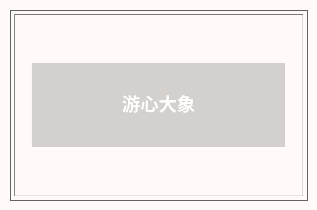 游心大象