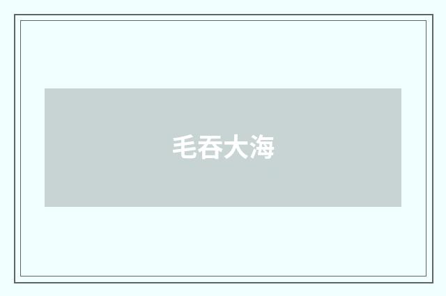 毛吞大海